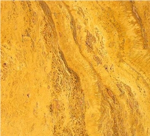 Iran Yellow Travertine Stone Slabs, Tiles
