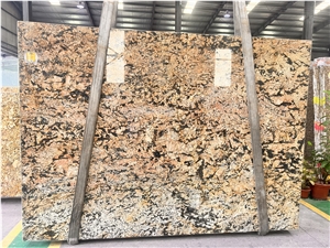 Alaska Black Vein Gold Stone Marble Terra Nova Granite