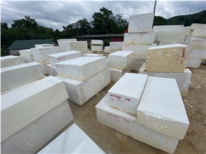 Pure White Marble Block The Best Offer From HTEX.,JSC