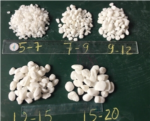 Vietnamese White Pebble Stone Crushed Stone Chip