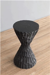 Marble Black Marquina Stool Stone Art Design Home Furniture
