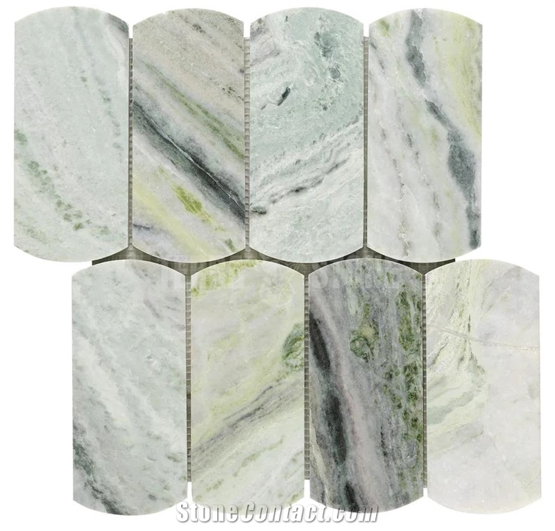Armour Olive Green Marble Mosaic 287X272x7mm