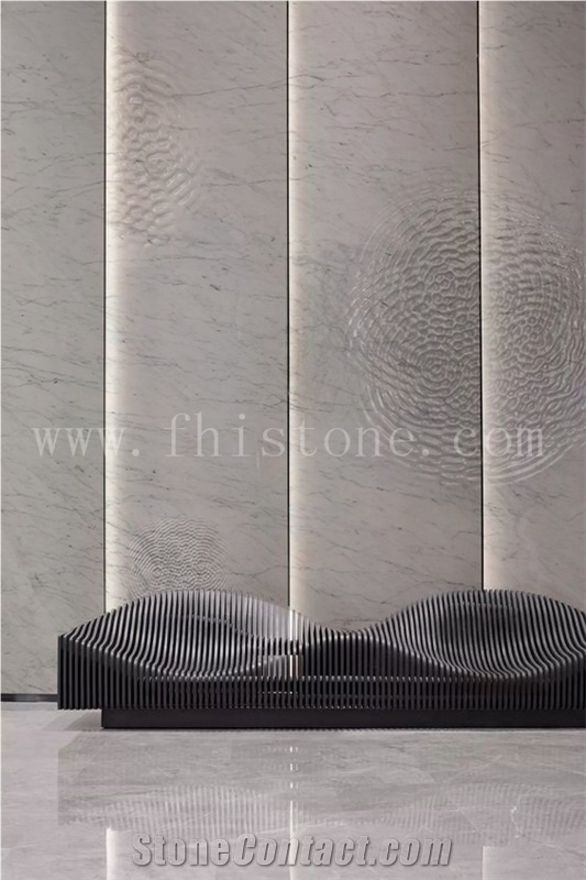 3D Carving Marble CNC Wall Panels Decor Panel Wall Home Decor