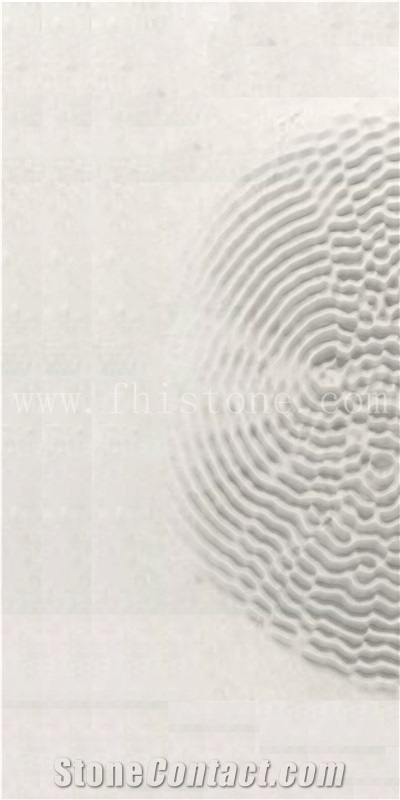 3D Carving Marble Wall Decor Panel Marble CNC Decoration
