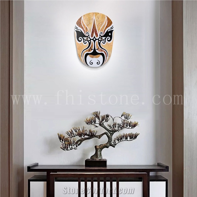 Beijing Opera Facial Masks Peking Opera Mask Stone Project2