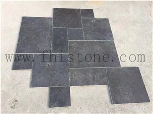 Blue Limestone Terrace Paving Stone, Opus Pattern