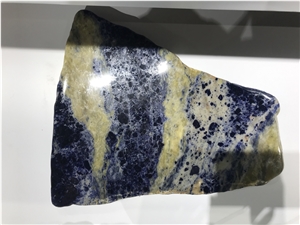 Sodalite Blue Granite Tea Tray Handcrafts Luxury Artworks
