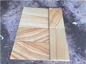 Teakwood Sandstone Yellow Sandstone Slab& Tile Wholesaling