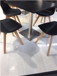 Dione White Marble Polished Floor Applications