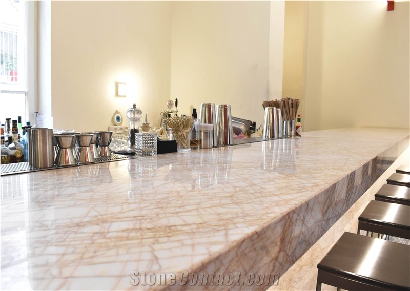 Golden Spider Marble Bar Top, Commercial Counters