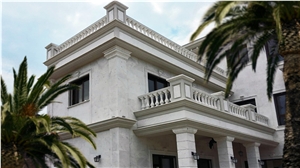 Piges Fiorito Marble Balustrades, Balcony Railing