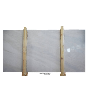 Polished Dione Marble Slabs, White Marble Slabs
