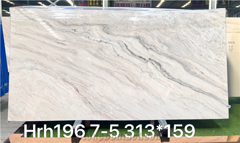 Hot Decoration Material Palissandro White Marble