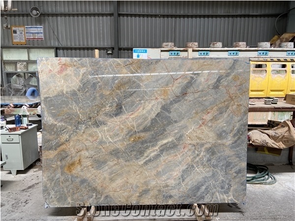 Grey RANKIN GREY With Line Marble Polished Tile Board