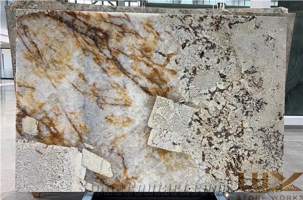Golden Crystal Patagonia Granite,New Feldquartz Granite Slab