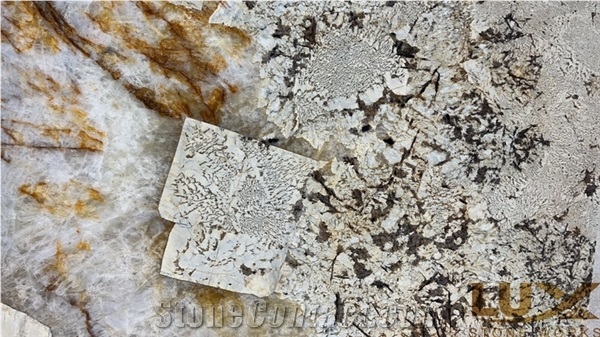 Golden Crystal Patagonia Granite,New Feldquartz Granite Slab from China 