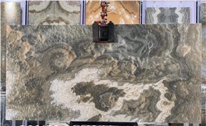 Grey Bubble Onyx Slabs, Grey Onyx ,Smoky Grey Onyx