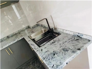 Labradorite Bianca Countertop, Madagascar White Countertop