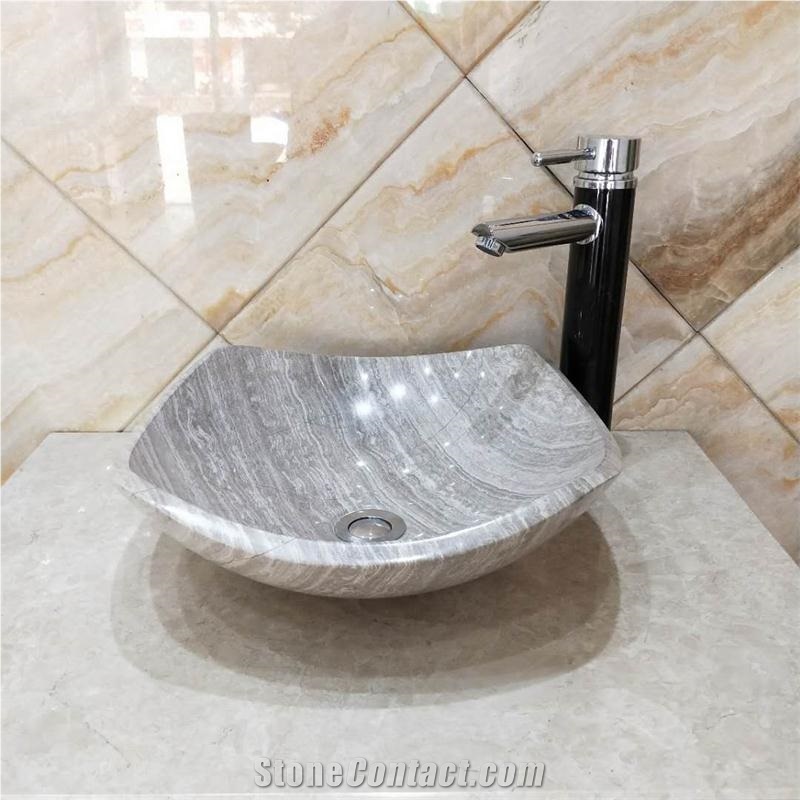 Hand Made Special Shaped Marble Sink