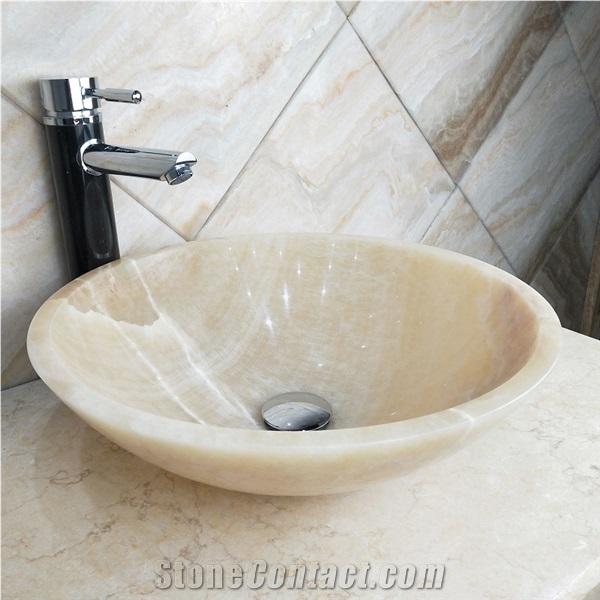 Marble Bowl Basin Sinks