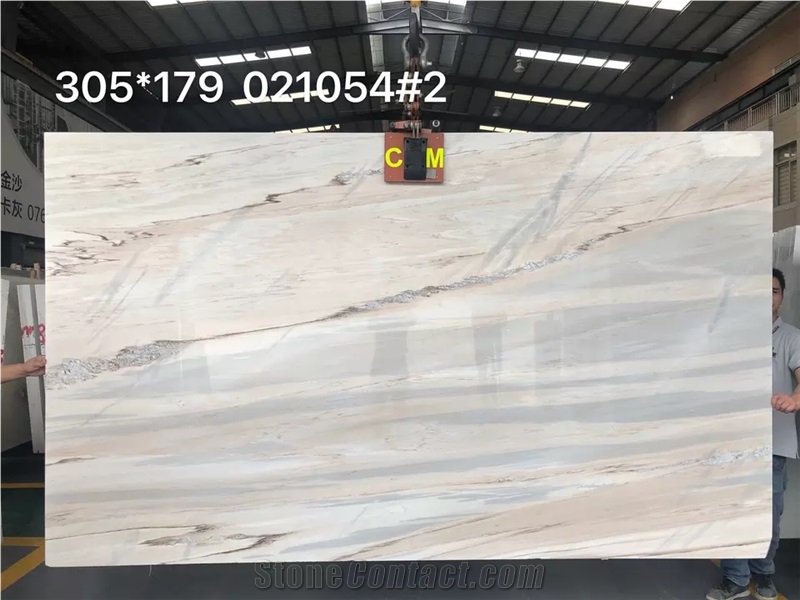Natural Palissandro Classic White Marble Slabs