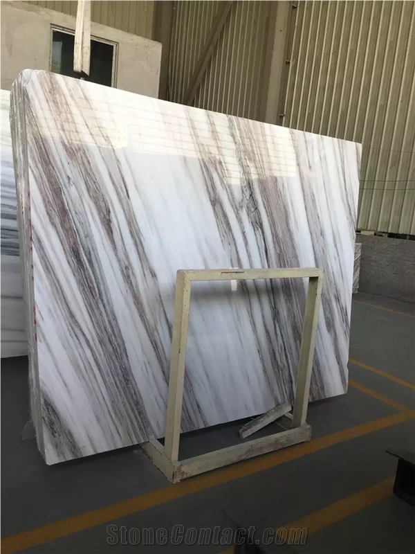 Natural Palissandro Classic White Marble Slabs