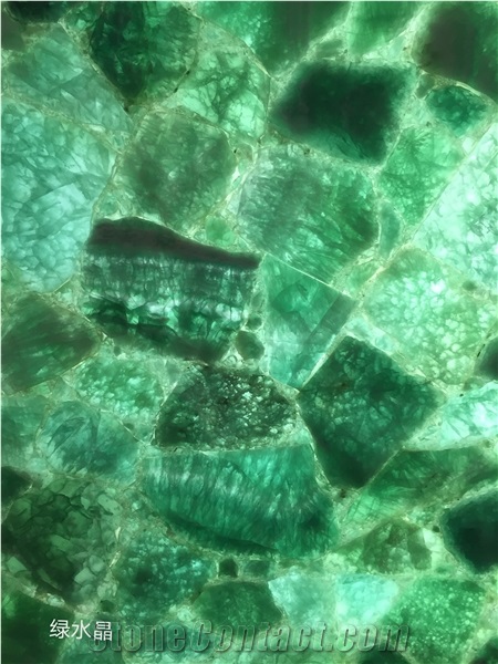 Green Quartz Semiprecious Stone-China