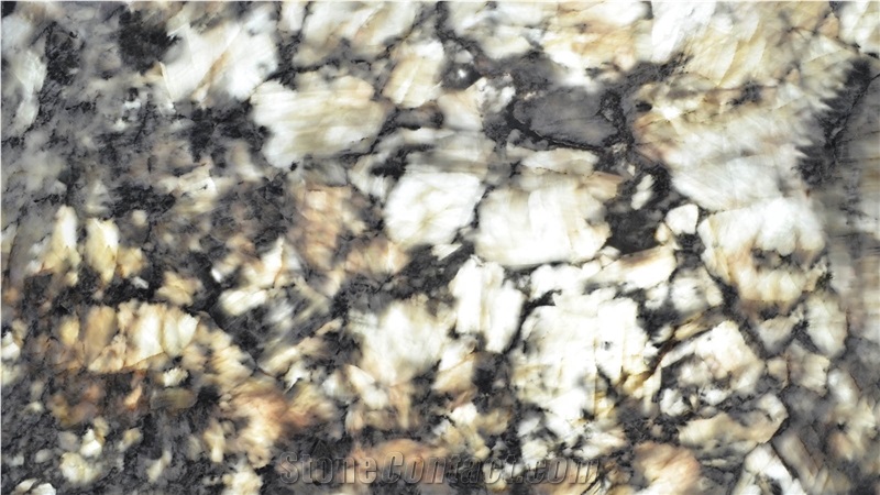 Ivory Crystal Quartzite Slabs