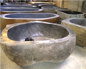 Varved Solid Marble Bathtubs