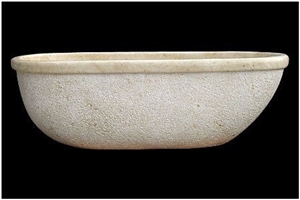 Varved Solid Marble Bathtubs