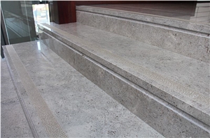 Azul Atlantico Limestone Stairs, Steps