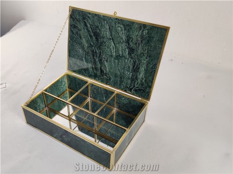 Marble Hand Work Jewelry Boxes
