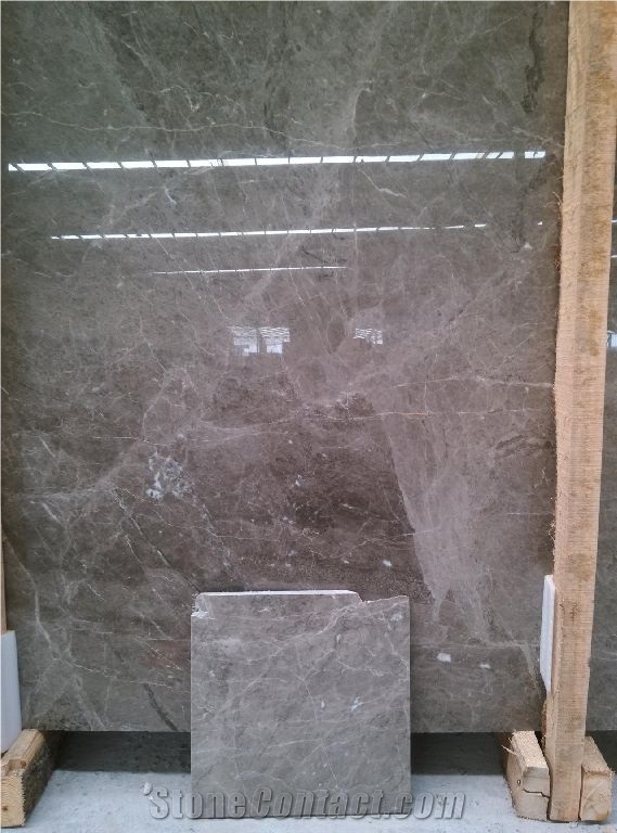 Tundra Grey Marble Slab For High-Grade Building