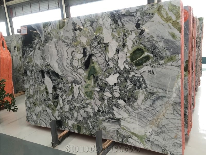 White Beauty Marble- Ice Stone Marble Slab For Interior Design