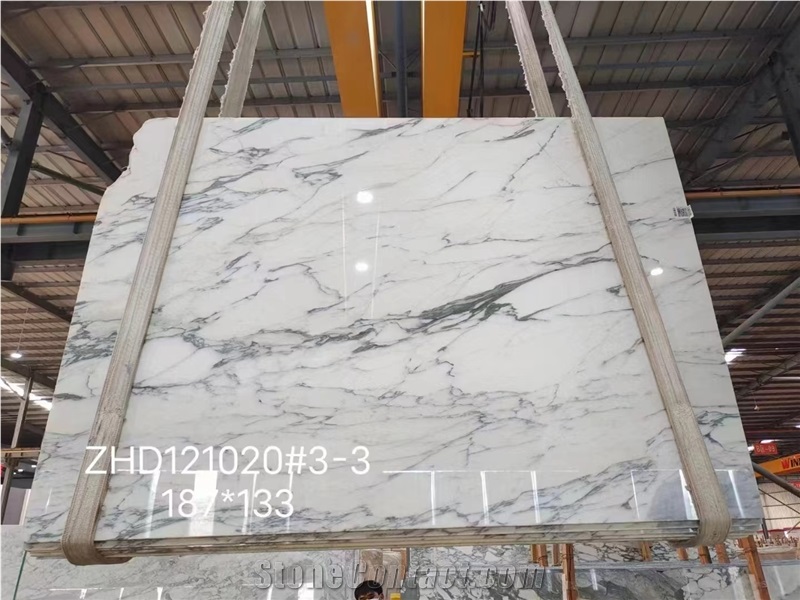Statuario White Marble Bookmatching Slabs And Tiles