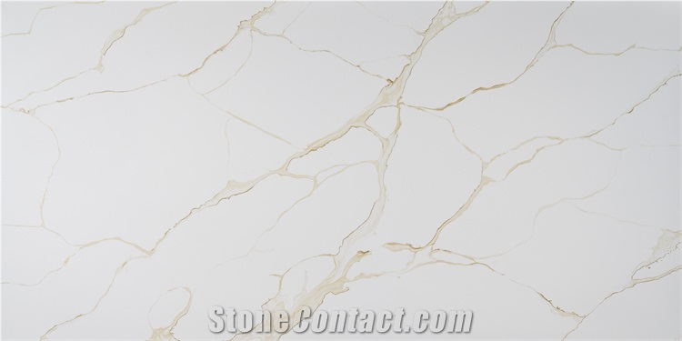 Polished Matted Honed Quartz Slab Surface Popular For Wall