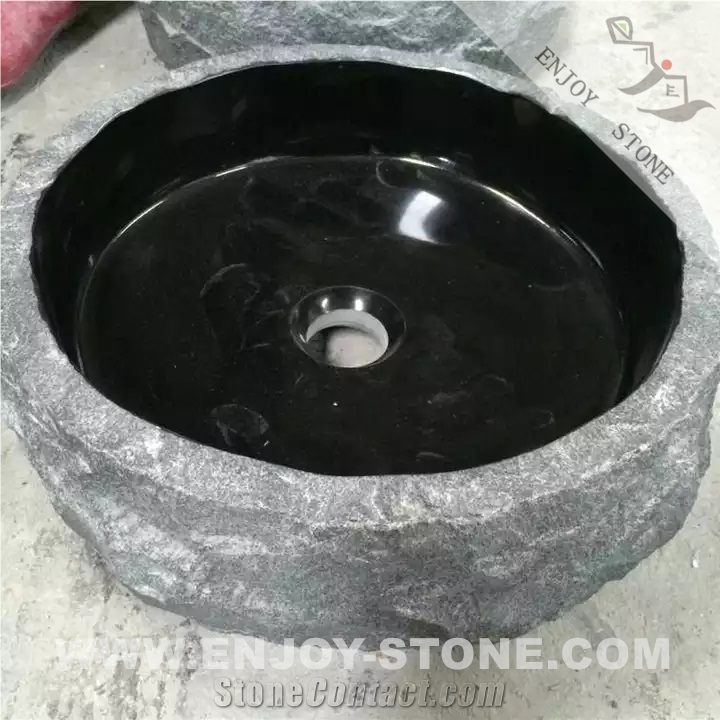 Absolute China Black Granite Basin