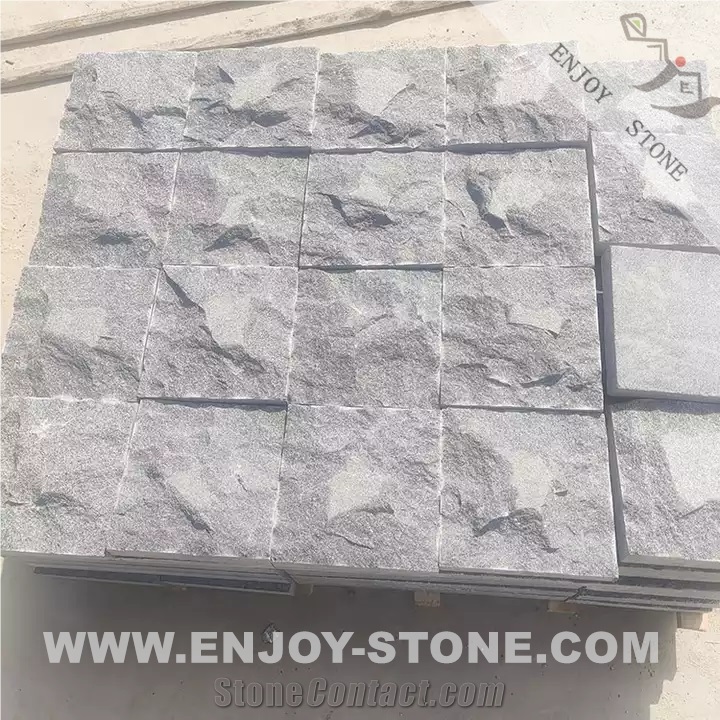 G654 Granite Mushroom Or Natural Split Wall Coping Stone