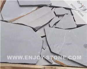 Hainan Bluestone Crazy Paver Wth 200# Surface Sawn