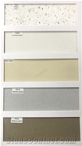 Polished Artificial Quartz Slabs Tiles For Interior Design