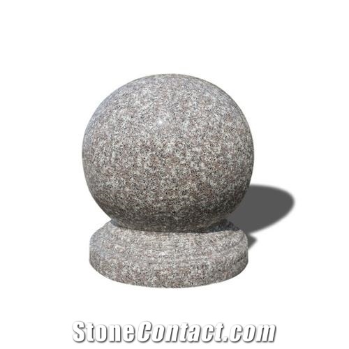Granite Globe Stone Granite Balls, Stone Barriers, Bollards