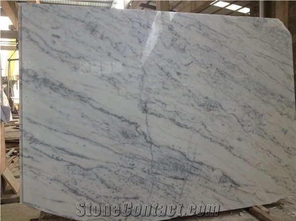 Hot Sale! Guangxi White Marble Tiles & Slabs 3Patterns