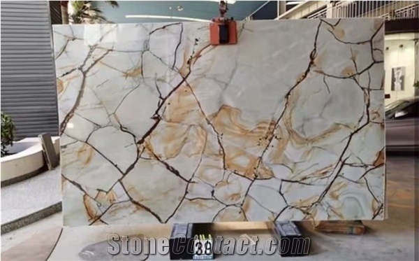Roma Gold Quartzite Wall Floor Kitchen Tiles