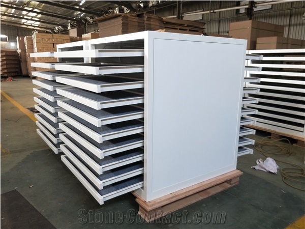 Stone Tile Drawer Cabinet For Showroom