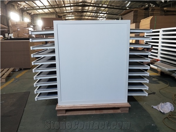 Stone Tile Drawer Cabinet For Showroom