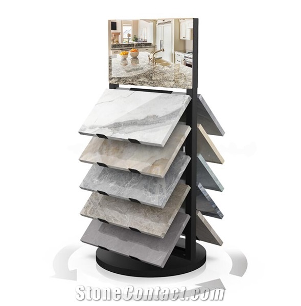 Quartz Stone Marble Table Spin  Stand Rack