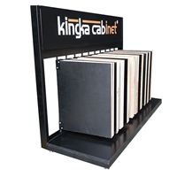 Table Quartz Stone And Cabinet Door Book Display Rack
