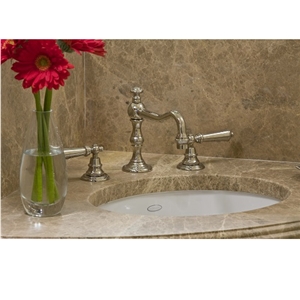 Emperador Light Marble Bathroom Top