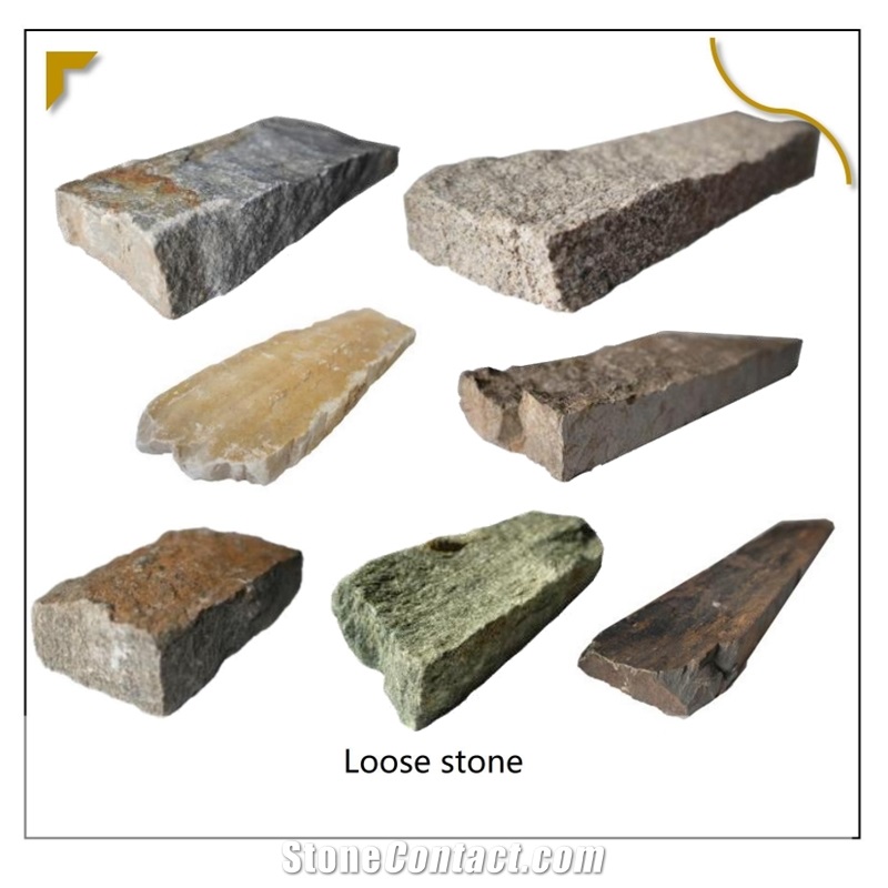 UNION DECO Natural Quartzite Loose Stone Veneer And Corner