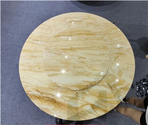 Luxury Marble Round Table Tops Coffee Table Tops